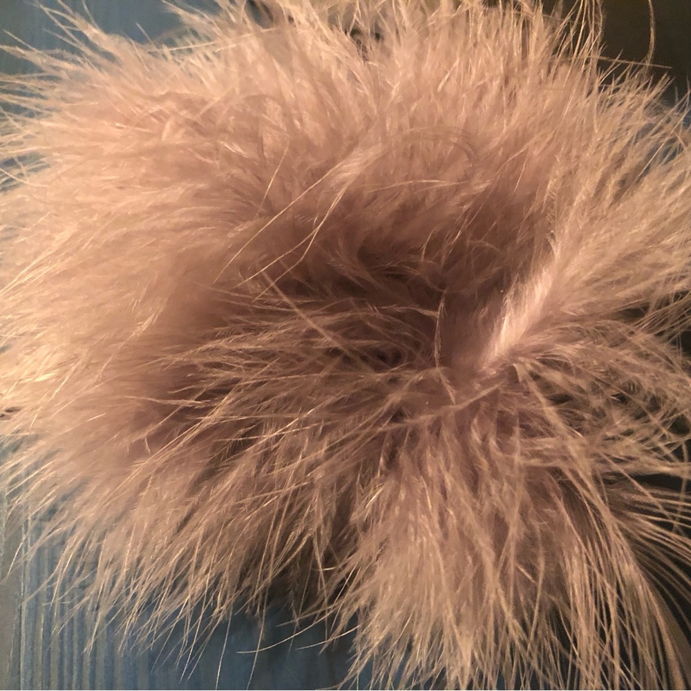 Luxurious Brown Fluffy Hair Barrette